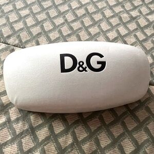 Dolce & Gabbana D&G White Eyeglasses/Sunglasses Hard Shell Case Designer Optical
